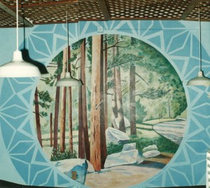 creative cafe mural, 1992