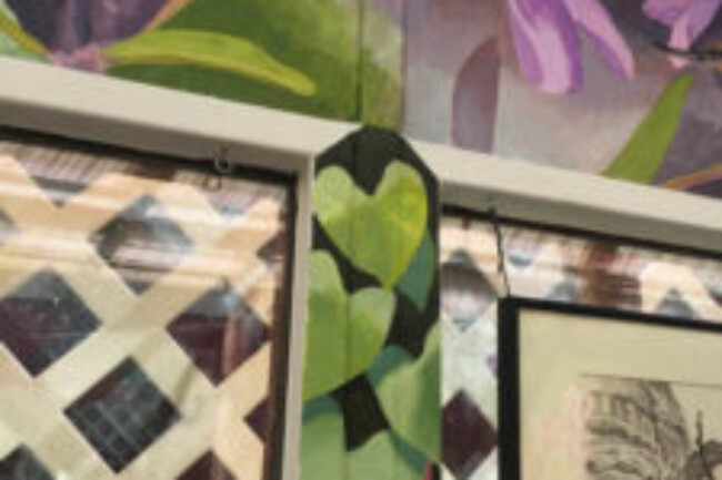 Mural detail, Tinospora Cordifolia vine, Gene Langlois mural 2015
