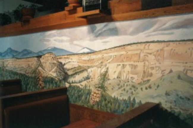 Harvest Mural, north wall, 1991