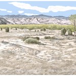 Jemez Mountains from Pojoaque, N.M. 1990