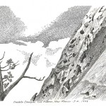 Pueblo Canyon Cliffs, Los Alamos, 1988