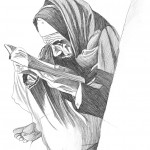 Man reading the Koran, 1993
