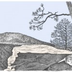 Pajarito Mountain from Los Alamos Canyon, 1993