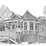 Chautauqua Cottage, 1996, Pen-and-ink