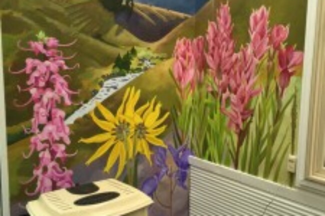 Wetterhorn Peak, Gene Langlois Mural, 2015