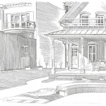 815 Pearl, Boulder, 2015, Pen-and-ink
