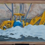 Robb's Tractor, oil, 2016