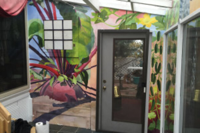 Beet, Gene Langlois mural 2015 by Jonathan Machen