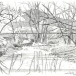 Boulder Creek under the university, 1985