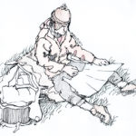 Robert on the Salmon River, 1983