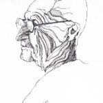 Man with glasses, 1983