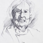 White-haired woman, 2011