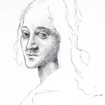Study from Leonardo, Madonna of the Rocks, 1983