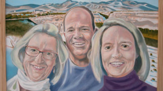 Phil Carlson and siblings, oil commission, 2018