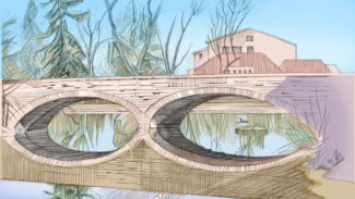Varsity Bridge, University of Colorado, 2012