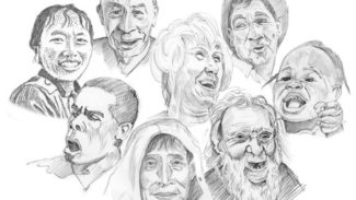 Group Portrait collage, commission for Elizabeth Alexander, 2011