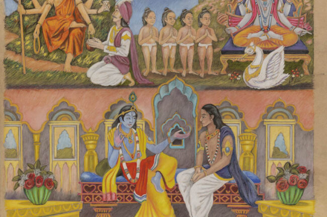 Illustration of Uddhava Gita