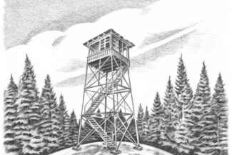 Fire Tower, commission for David Sanders, 2021