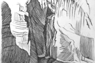 Upper Falls, Bandelier NM December 2021