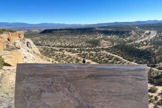 North-west of 'The Y' (looking east), Los Alamos, November 4, 2023
