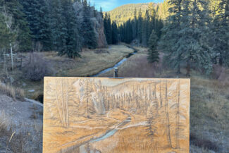 Los Conchas Trail, Valle Grande, NM, November 5, 2023