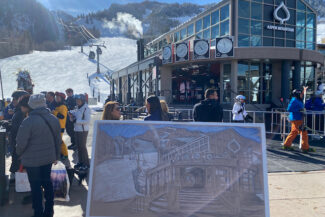 Aspen gondola, January 5, 2023