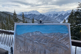 Top of Aspen Mountain, January 5 2023 