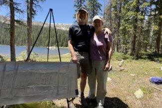Sawyer Lake Plein Air, July 8, 2023