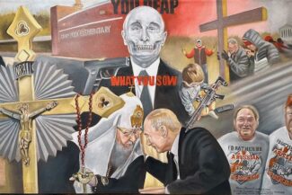 You Reap What You Sow, 2024, Oil on canvas, 2024, 28.5"X66.5"