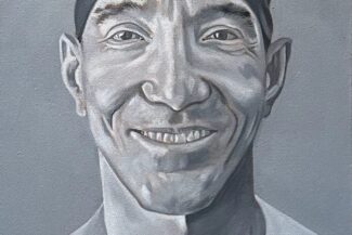 Rafael Yaniz, commission, oil on Canvas, 28'X20", 2024