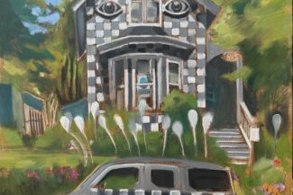 George Peters' House, Boulder, June 2024, Oil on panel, 20"X16