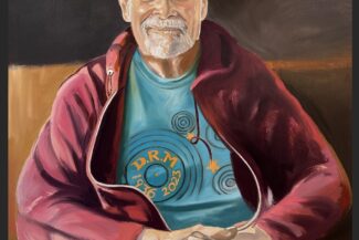 Don Machen, 2024 oil on Panel, 38"X40"