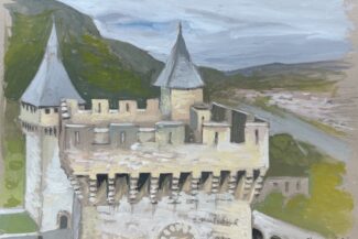 Ville de Foix, Spain, October 2024