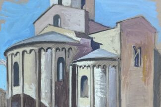 Romanesque church at La Sue D'Urgell, October 2024