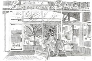Moes Bagel, Boulder, 2014